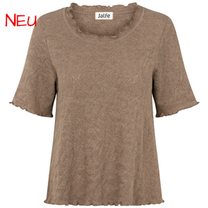 Rüschenshirt von Jalfe in Hellbraun