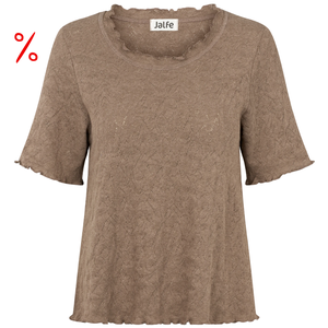 Rüschenshirt von Jalfe in Hellbraun
