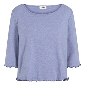 Violettes kastiges Shirt von Jalfe