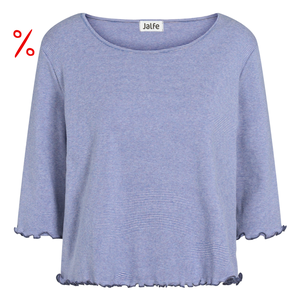 Violettes kastiges Shirt von Jalfe