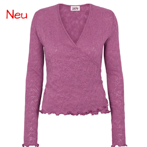 Rosa Wickelcardigan von Jalfe