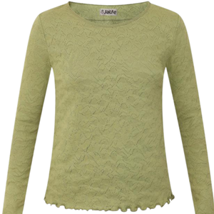 Hellgrünes Jacquard Shirt von Jalfe