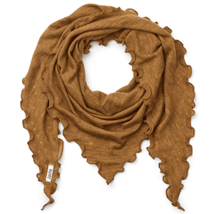Weiches Jalfe Merino Dreieckstuch in Senf