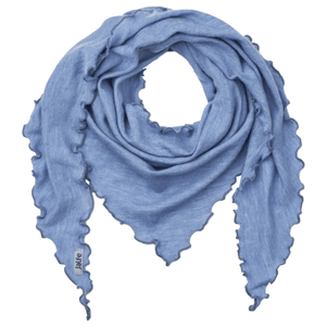 Weiches Jalfe Merino Dreieckstuch in Hellblau