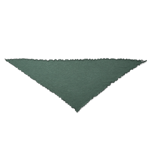 Ausgebreitetes Jalfe Merino Dreieckstuch in Dustygreen