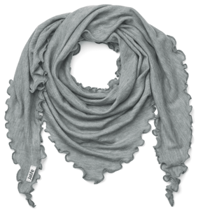 Weiches Jalfe Merino Dreieckstuch in Grau