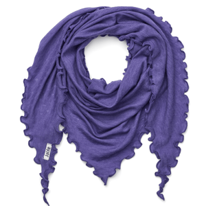 Weiches Jalfe Merino Dreieckstuch in Violet