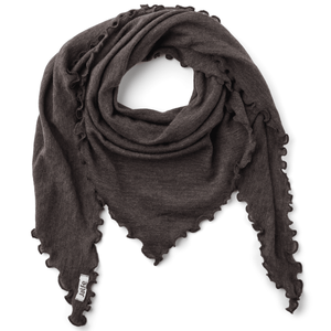 Weiches Jalfe Merino Dreieckstuch in Mokka