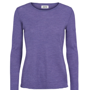 Violettes Wollshirt von Jalfe
