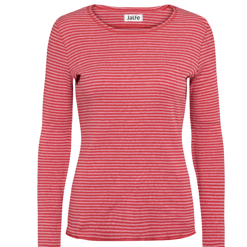 Neues BioBaumwoll Streifenshirt in Türkis Tönen